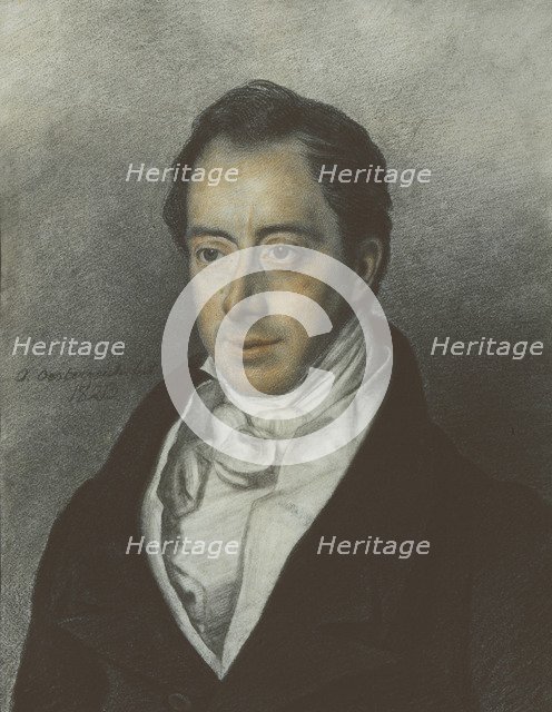 Portrait of Nikolay Ivanovich Turgenev (1789-1871), 1823. Artist: Oesterreich, Otto (Yermolay) (1790-nach 1832)