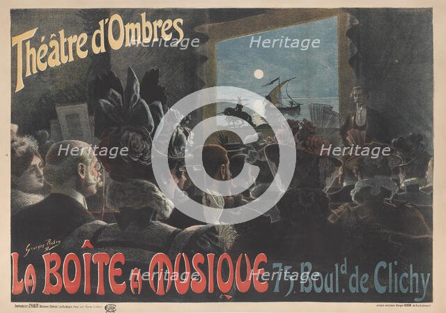 Théâtre d'Ombres, 1897. Creator: Redon, Georges (1869-1943).