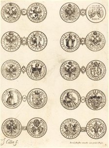 Coins [plate 3]. Creator: Jacques Callot.