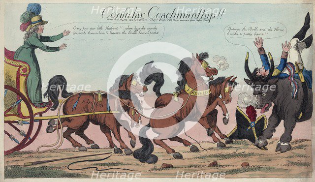Consular Coachmanship!!, 1803. 