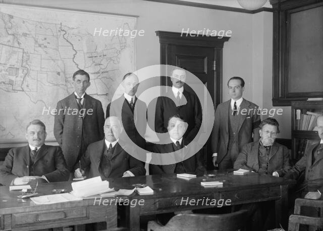 Inter-Departmental Committee - Confidential Coordinating Committee, 1917. Creator: Harris & Ewing.