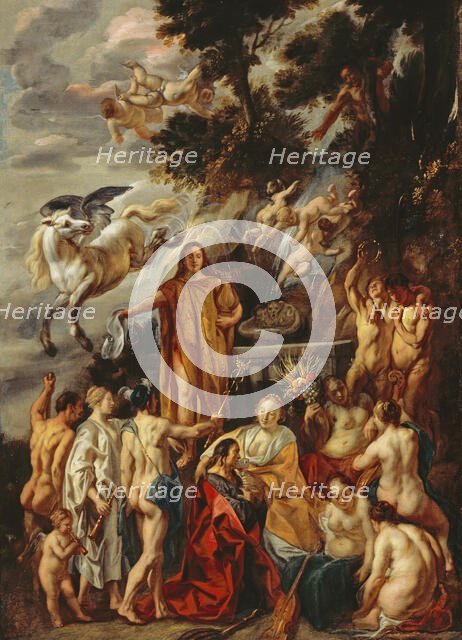 Allegory of the Poet, c1660. Creator: Jacob Jordaens.