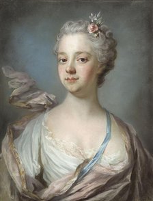 Countess Ulrika Eleonora von Fersen, at the latest 1765-1770. Creator: Gustaf Lundberg.