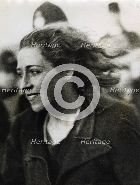 Amy Johnson, pioneering English aviator, c1930s. Artist: Unknown