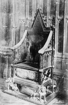 Coronation Chair, between c1910 and c1915. Creator: Bain News Service.