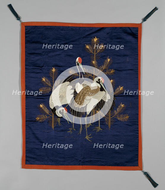 Fukusa (Gift Cover), Japan, Meiji period (1868-1912), late 19th century. Creator: Unknown.