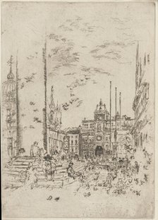 The Piazzetta, 1879-1880. Creator: James Abbott McNeill Whistler.