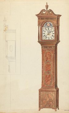 Grandfather Clock, c. 1935. Creator: Francis Law Durand.
