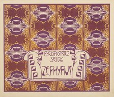 Printed Silk Zephyr, 1901. Creator: Moser, Koloman (1868-1918).