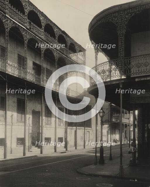 Le Petre, House of the Turk, Dauphine Street, New Orleans, 1937 or 1938. Creator: Frances Benjamin Johnston.