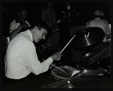Drummer Jack Parnell playing at the Middlesex and Herts Country Club, Harrow Weald, London, 1981.  Artist: Denis Williams