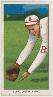 Beck, Boston, National League, from the White Border series (T206) for the American Tob..., 1909-11. Creator: American Tobacco Company.