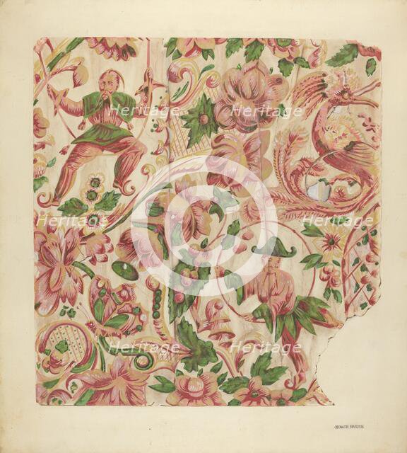 Wall Paper, 1935/1942. Creator: Holger Hansen.