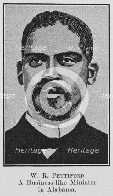 W. R. Pettiford; A business-like Minister in Alabama, 1921. Creator: Unknown.