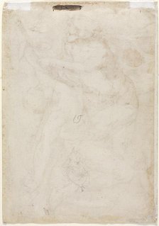 Two Sketches of a Mother and Child, 16th century. Creator: Anonymous.