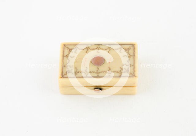 Vinaigrette, England, c. 1780. Creator: Unknown.