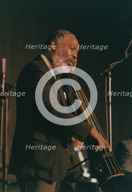 Cleveland Eaton, Count Basie Orchestra, Northampton, England, 1989. Creator: Brian Foskett.