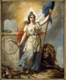 La République, esquisse pour le concours de 1848, 1848. Creator: Alexandre-Marie Colin.