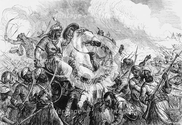 'Tippoo Sahib at the Lines of Travancore', c1891. Creator: James Grant.