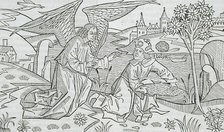 Tobias and the Angel, published 1483. Creator: Unknown.