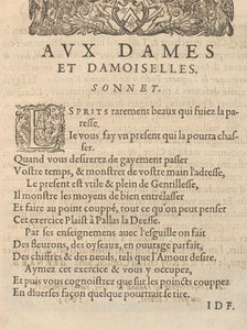 Les Secondes Oeuvres, et Subtiles Inventions De Lingerie du Seigneur Federic de Vinciolo V..., 1603. Creator: Federico de Vinciolo.