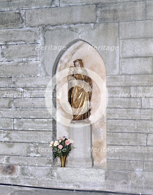 St Bridget, sculpture in Vadstena Abbey, Sweden. Artist: Torkel Lindeberg