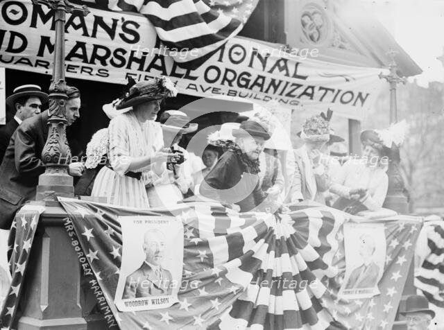 Mrs. Vibbirt speaking, between c1910 and c1915. Creator: Bain News Service.