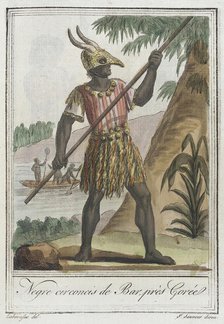 Costumes de Différents Pays, 'Negre Circoncis de Bar, Près Gorée', c1797. Creators: Jacques Grasset de Saint-Sauveur, LF Labrousse.