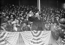 Former Police Chief Devery opening American League Park, 1910. Creator: Bain News Service.