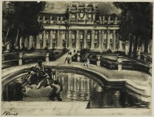 Palace La Granga, c. 1903. Creator: Joseph J Pennell.