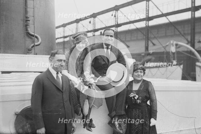 Hiram Abrams, [Mary] Pickford - [Doug] Fairbanks - Mrs. Pickford, between c1915 and c1920. Creator: Bain News Service.