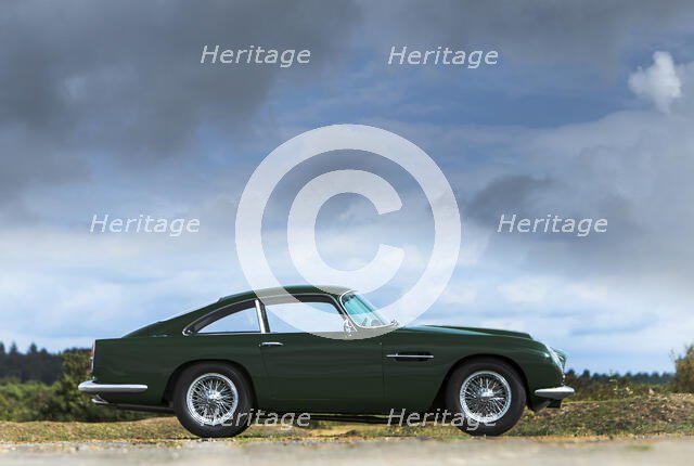 1961 Aston Martin DB4 GT previously owned by Donald Campbell. Creator: Unknown.