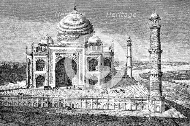 The Taj Mahal, Agra, India, 1895. Artist: Unknown
