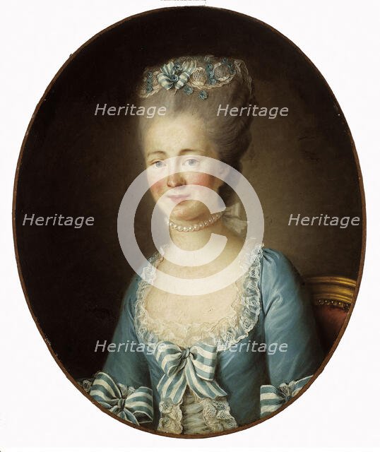 Portrait of a young woman. Creators: Elisabeth Louise Vigee-LeBrun, Francois Hubert Drouais.