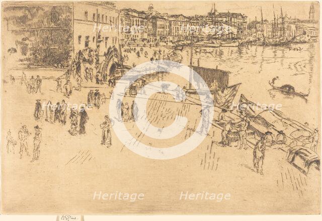 The Riva, No.I, 1879/1880. Creator: James Abbott McNeill Whistler.