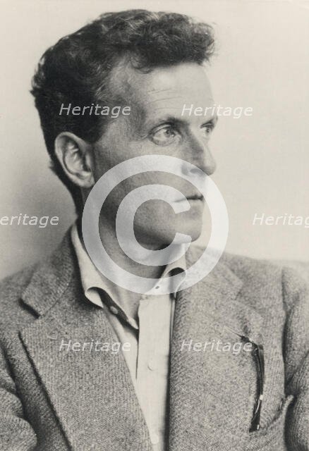 Portrait of Ludwig Wittgenstein (1889-1951), 1930. Creator: Nähr, Moritz (1859-1945).