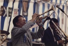 Doc Cheatham, Edinburgh Jazz Festival, 1986. Creator: Brian Foskett.