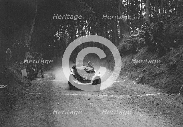 Fiat Balilla taking part in a motoring trial, c1930s. Artist: Bill Brunell.