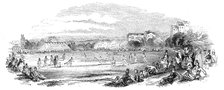 Grand Cricket Match at Brighton, 1844. Creator: Unknown.