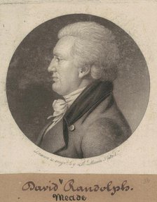 David Meade Randolph, 1807. Creator: Charles Balthazar Julien Févret de Saint-Mémin.