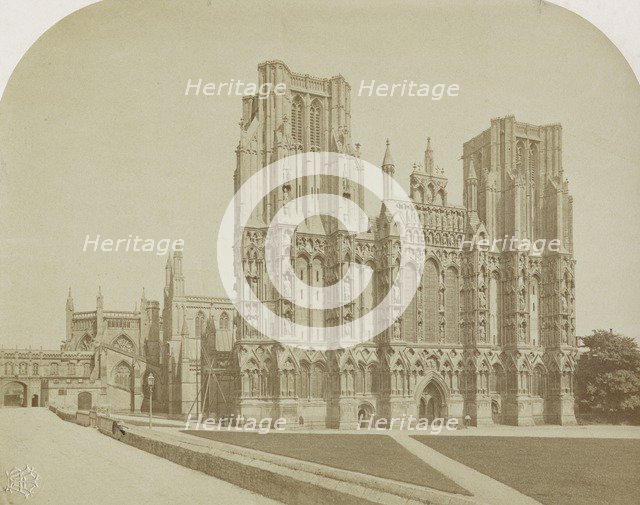 Wells Cathedral, Somerset, 1862. Artist: Cundall, Downes & Co.