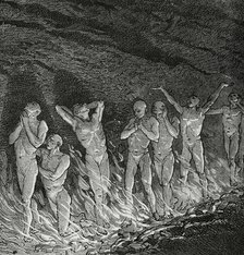 The Divine Comedy, (1307-1321): Purgatory, 1888.  Creator: Jean Edouard Dargent.