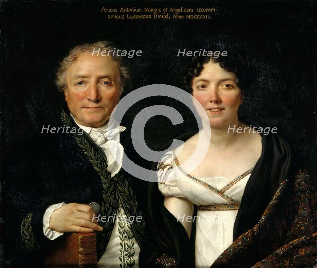 Portrait of Antoine und Angélique Mongez, 1812. Creator: David, Jacques Louis (1748-1825).