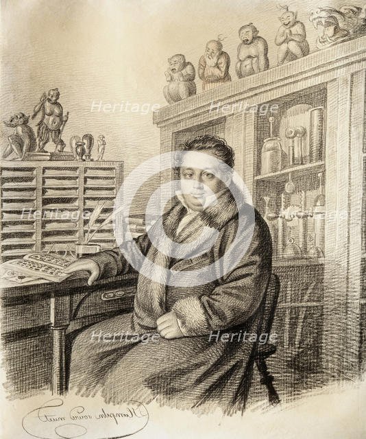 Portrait of Baron Paul Ludwig Schilling von Cannstatt (1786-1837), before 1822. Creator: Hampeln, Carl, von (1794-after 1880).