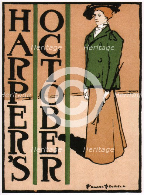 Harper's October, 1895. Artist: Penfield, Edward (1866-1925)