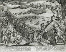 Romans Defeated near the Rhine, Publshed 1612. Creator: Antonio Tempesta.