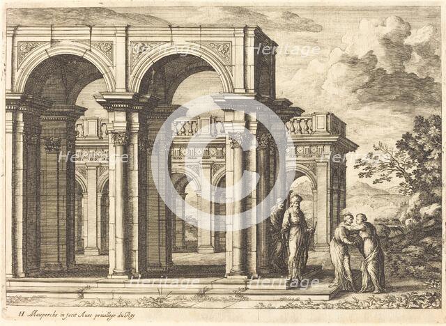 Meeting of Mary and Elizabeth. Creator: Henri Mauperché.