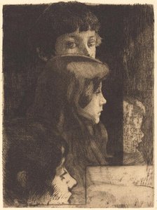 A Family (Une famille), 1890. Creator: Paul Albert Besnard.