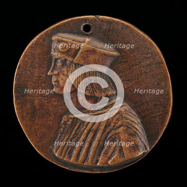 Louis XII, 1462-1515, King of France 1498 [obverse], early 16th century. Creator: Unknown.