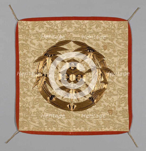Fukusa (Gift Cover), Japan, Appliqued fabric: Edo period (1615-1868), late 18th century... Creator: Unknown.